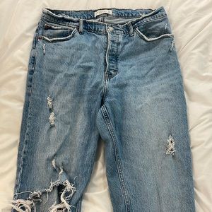 Abercrombie high rise Dad Jean